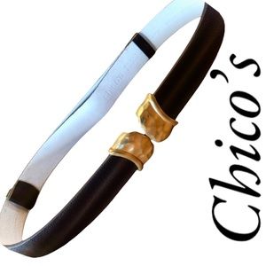 Chico’s Brown/Gold Accent Belt